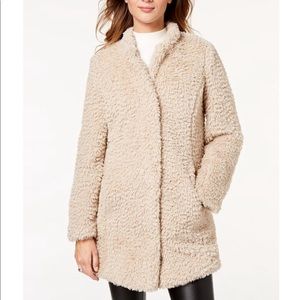 Kenneth Cole Faux Fur Teddy Coat